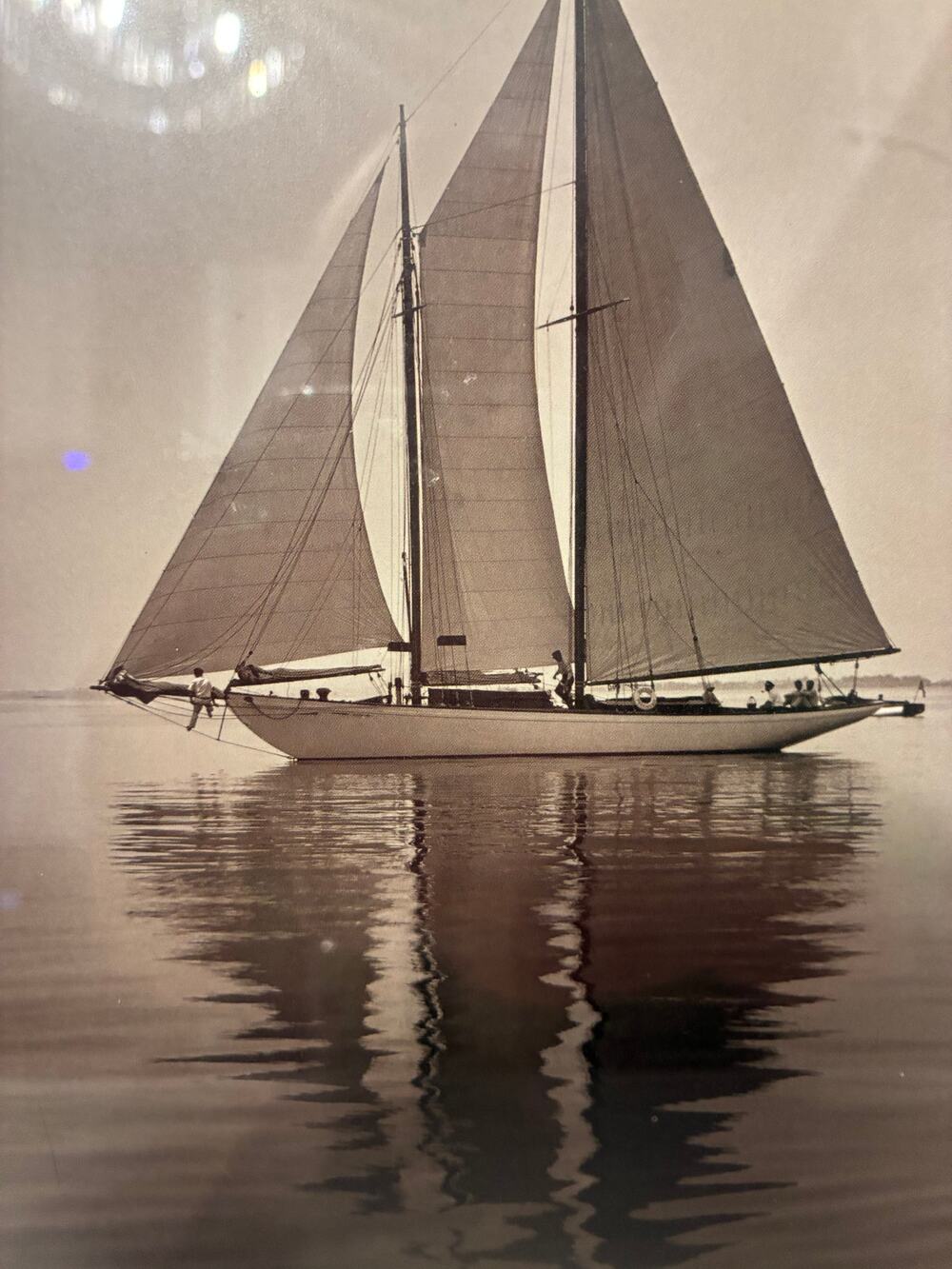 Art Print Rosenfeld Collection Sachem 1925 Sailboat Mystic Seaport Frames